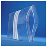 Assortiment de 500 sachets plastique zip transparents avec bandes blanches raja 100 microns