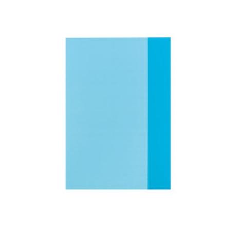 Protège-cahiers, format A4, en PP, bleu transparent HERLITZ