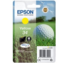 Epson c13t34644010 cartouche d'encre 34 golf  jaune