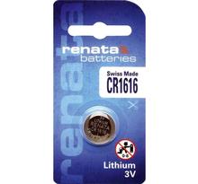 Blister de 1 Pile bouton lithium CR1616 3V 50 mAh RENATA