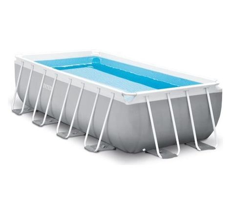 Intex kit piscine prism frame rectangulaire tubulaire (l)4,00 x (l)2,00 x (h)1,00m