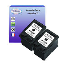 2 Cartouches compatibles avec HP Psc 1500, 1510, 1513, 1545, 3180 remplace HP 336 (C9362EE) Noire 18ml - T3AZUR
