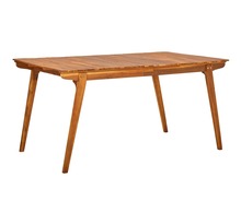 Vidaxl table de jardin 150x90x75 cm bois d'acacia solide