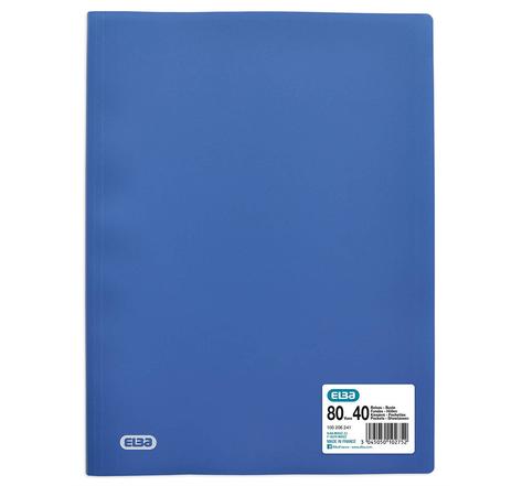 Protège-documents Std A4 40 pochettes Bleu ELBA