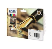 Epson multipack t1626 - stylo plume - noir, cyan, magenta, jaune