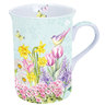 Jardin fleuri - tasse à thé en porcelaine fine