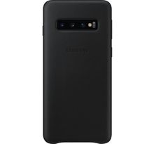 Samsung Coque en cuir S10 - Noir