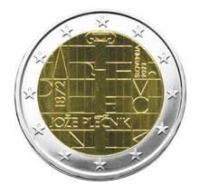 2 euro commemorative 2022 : slovenie (naissance de joze plecnik)