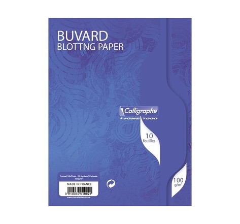 BUVARDS 10 FEUILLES 16x21 100G CLAIREFONTAINE 1002C