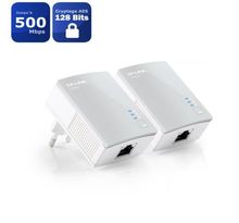 TP-Link TL-PA4010 KIT kit de 2 CPL 500 Mbps avec 1 Port Ethernet - Solution idéale pour profiter du service Multi-TV a la maison