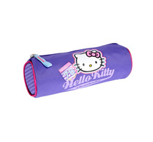 Hello Kitty - Trousse Fourre Tout - Collection Collège  Violette