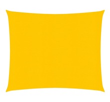 Vidaxl voile d'ombrage 160 g/m² jaune 3,6x3,6 m pehd