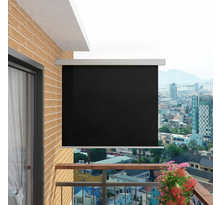 vidaXL Auvent latéral de balcon multifonctionnel 150 x 200 cm Noir