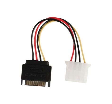 NEDIS Internal Power Cable - SATA 15-pin Male - Molex Female - 0.15 m - Various