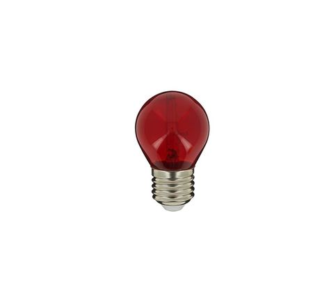 Ampoule led p45  culot e27  2w cons. (n.c eq.)  lumière lumière rouge