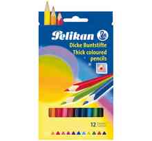 étui de 12 Crayons de couleur épais BSD12DN PELIKAN