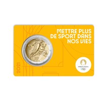 Monnaie 2€ Commémorative Jeux Olympiques de Paris 2024 - Qualité BU Millésime 2021 - 3/5