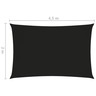 vidaXL Voile de parasol tissu oxford rectangulaire 2x4 5 m noir