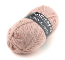 Pelote de laine Cascade Tweed 30 Rose Pale Tweed - Plassard