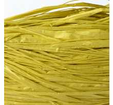 Raphia végétal jaune en bobine 50 g - Graine créative