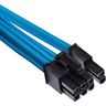 CORSAIR Premium Individually Sleeved Split PCIe cable (2 connectors), Type 4 (Generation 4), BLUE (CP-8920253)