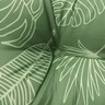 vidaXL Coussins de palette lot de 5 motif de feuilles tissu