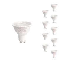 Ampoule led gu10 8w 220v (pack de 10) - blanc neutre 4000k - 5500k - silamp