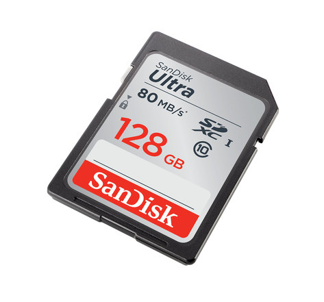 Sandisk ultra sdxc uhs-i 128 go 80 mb/s