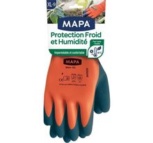 MAPA - Protection Froid et Humidité - Gants de Jardinage Imperméables - Chaud et Confortable - Enduction mousse de Latex - Taille 9