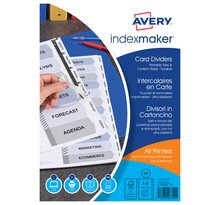 Intercalaires IndexMaker™ A4 - Carte - touches neutres