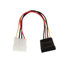 NEDIS Internal Power Cable - Molex Male - SATA 15-pin Female - 0.15 m - Various