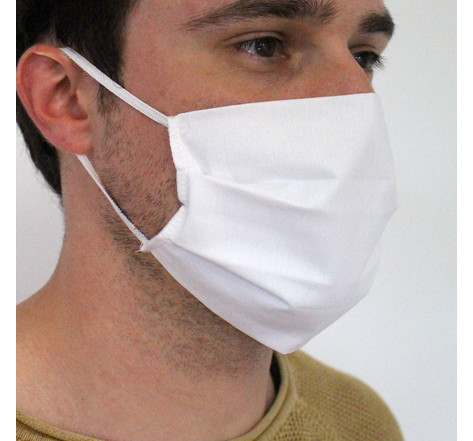 Lot de 50 Masques lavables et réutilisables, Certifiés DGA UNS1 - AFNOR (Filtration : 95%) - Efficaces aussi contre les virus mutants
