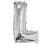 Ballon en aluminium Lettre L Argenté 40cm - Rayher
