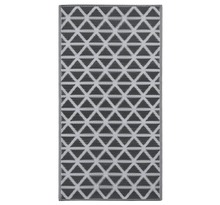 Vidaxl tapis d'extérieur noir 120x180 cm pp