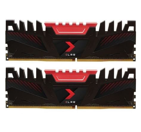 PNY XLR8 - Mémoire PC RAM - 32Go (2 x 16Go) - 3200 MHz - DDR4 - CAS 16 (MD32GK2D4320016XR)