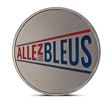 Paris 2024 - allez les bleus médaillon - allez les bleus 2