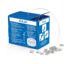Feuillard textile fil à fil en boîte distributrice RAJA 16 mm x 200 m