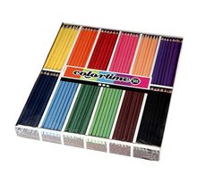 288 crayons de couleur - Couleurs assorties - Mine 3 mm