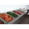 Table pizza réfrigérée avec vitrine à ingrédients - 3 portes - polar - r600a3368pleine x700xmm