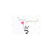 Mini carte de voeux - amour / amitié - pour quelqu'un de spécial
