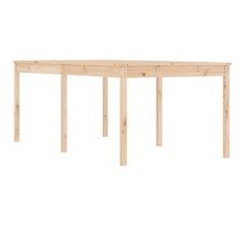 vidaXL Table de jardin 203 5x100x76 cm bois massif de pin