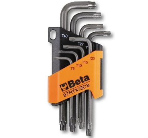 Beta Tools 8 clés torx 97RTX/SC8 Acier 000970263