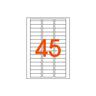 Etui a5 ( 14f ) de 630 étiquettes multi-usage recyclees 12,8x38 mm blanc agipa