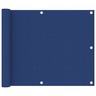 Vidaxl écran de balcon bleu 75x600 cm tissu oxford