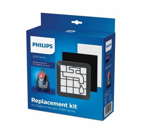 Kit de remplacement filtres aspirateur sans sac série 2000 - PHILIPS