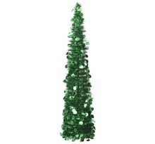vidaXL Sapin de Noël artificiel escamotable Vert 150 cm PET