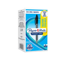 Paper mate flexgrip ultra - boite de 36 stylos bille rétractables - noir - pointe 1.0mm