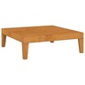 Vidaxl table de jardin 68 5x68 5x24 cm bois d'acacia massif