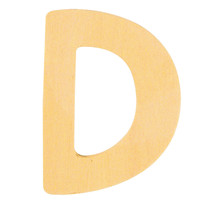 Alphabet en bois 6 cm Lettre D - Rayher