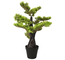 Vidaxl bonsaï de cyprès artificiel avec pot 60 cm vert